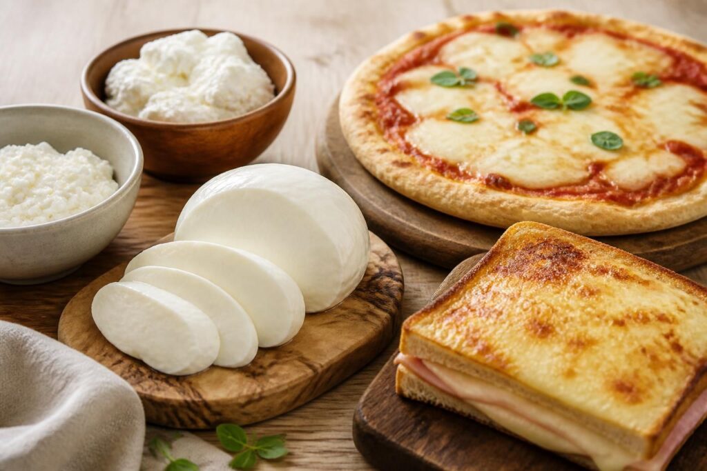 Fromage le moins calorique pour pizza, croque monsieur ou régime : nos choix