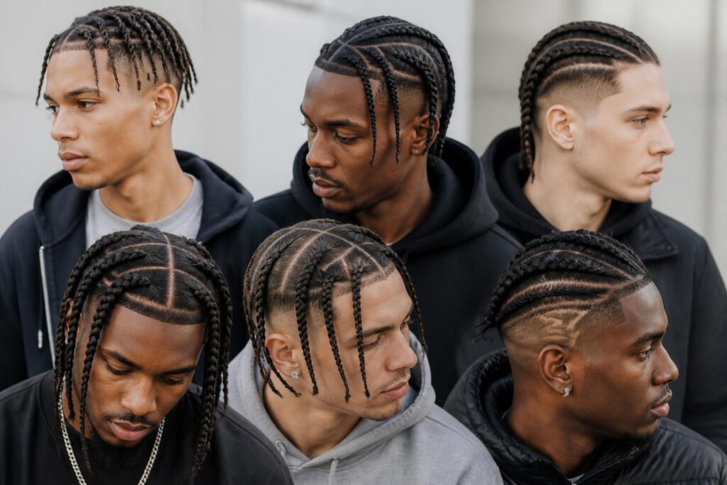 Tresse homme noir ou blanc : inspirations et styles tendance